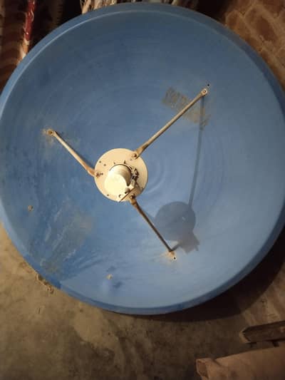 Dish  Antennas With DVR Box and Wire