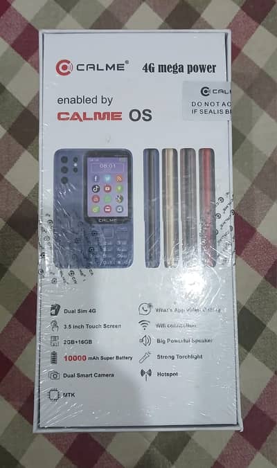 Calme 4G Mega Power, Hotspot, 10,000mAh battery, Brand New | Box Pack