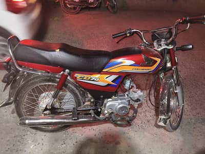 Honda CD 70D bike Good Condition No any work required