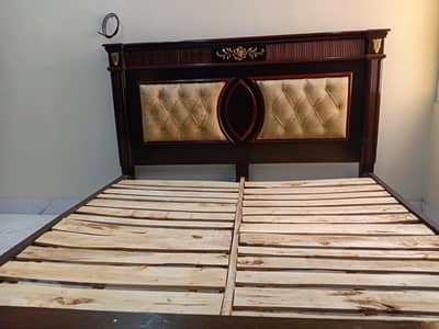 Wooden bed