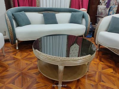 Royal sofa set - 7 seater with table