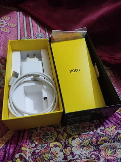Poco X3 pro original charger and box