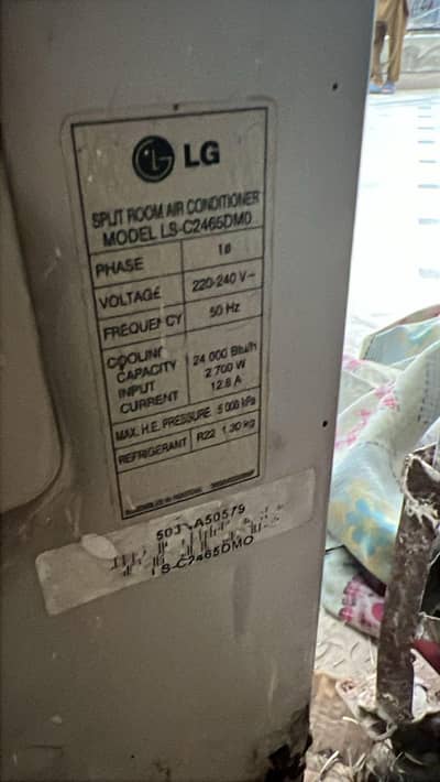 Lg 2 ton non inverter for sale