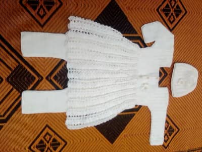 Crochet girl frock