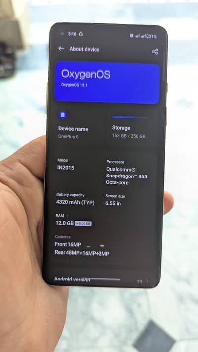 one plus 8 for sell good condition