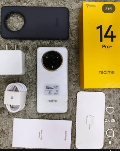 Realme 14 pro plus 5G 24 256 PTA Approved