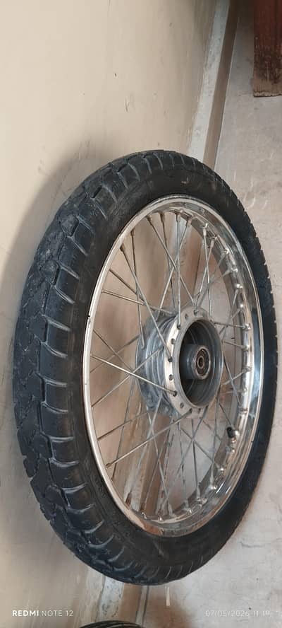 Honda CD 70 genuine back wheel tyre
