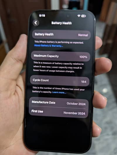 iPhone 16 pro max jv 256 gb