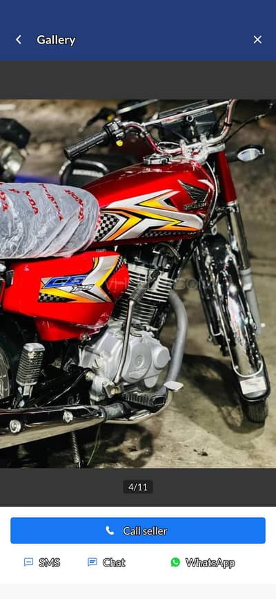 Honda 125 New bike