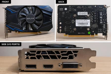 GALAX GTX 1050 2GB GDDR5 Graphics Card – Excellent Condition