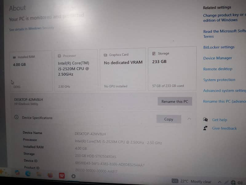 hp core i5 1