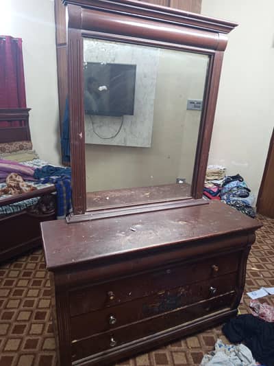 pure wooden dressing table