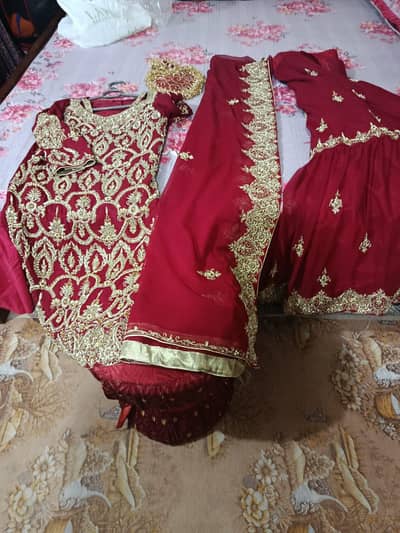 Bridal lehnga (wore only once).
