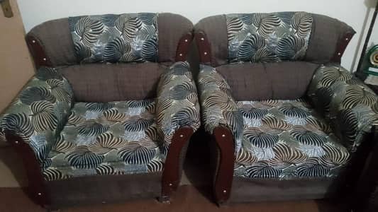 5 seater hard sofa good condition second