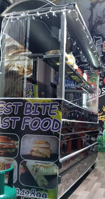 Shawarma burger counter For sale