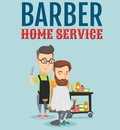 Barber service at comform of your home