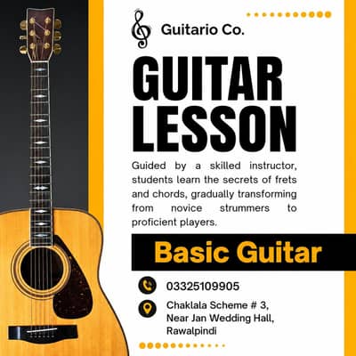 Learn Acoustic Guitar Very Fast At Your Door Step (Home Classes)