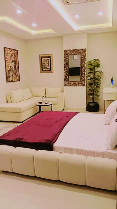 Flat for rent 1bed ROM full furnished apartments safe and scour 100%coupe allow
