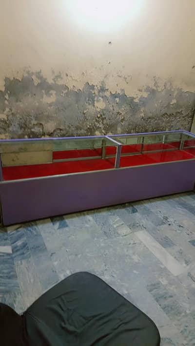8ft Glass display Counter showcase - 2.5ft widht | Premium Cabinet