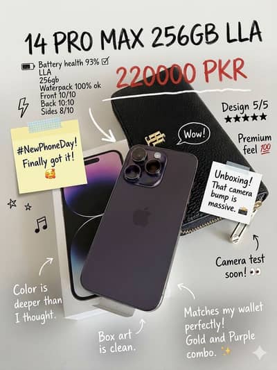 Iphone 14 Pro Max 256gb Pta Approved