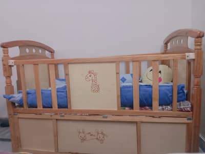 Wooden Baby Cot