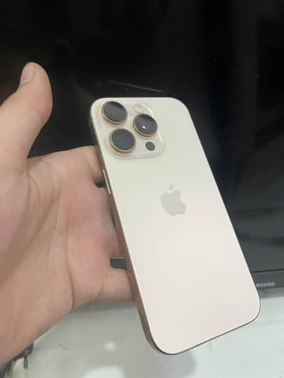 iphone 16 pro Non PTA Full sim time 128gb  Desert Titanium