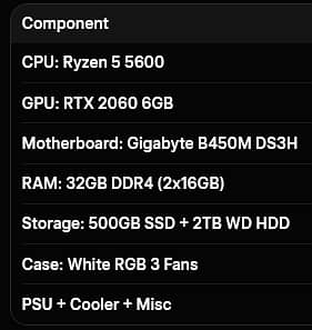 Gaming PC for sale
