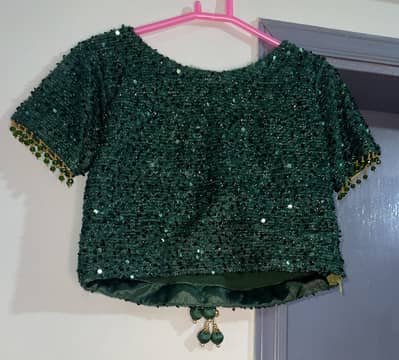 Cocktail Green Saree