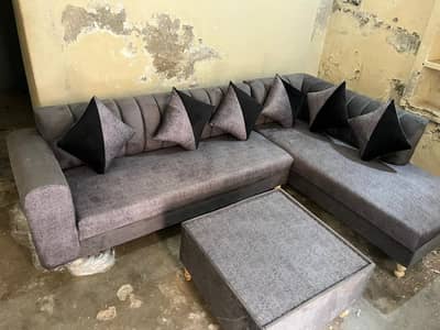 Urgent sale brand new sofa set with table  in excellent condition.