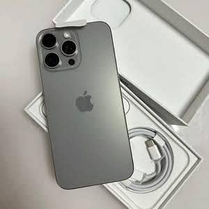 iphone 15 pro max mobile phone complete box