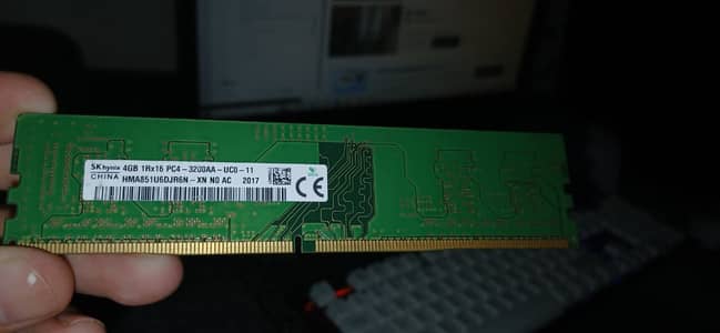 4GB DDr4 3200MHz RAM