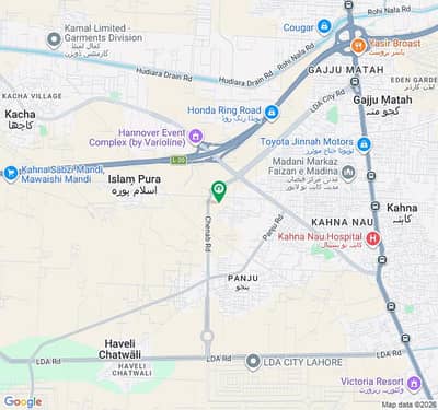 100 Feet Road Plot For Sale On Three years installment In LDA CITY
