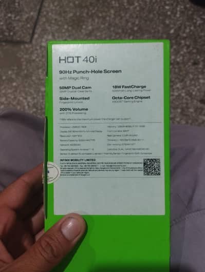 infinix Hot 40i 8gb 128gb