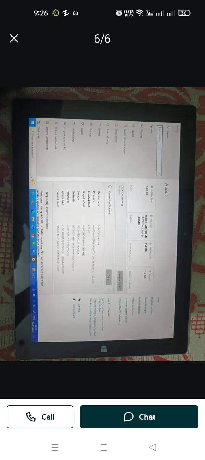 Microsoft surface 3 2