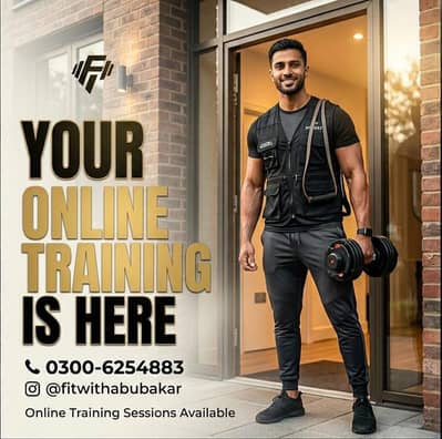 Personal Fitness Trainer at Your Doorstep | Online Training Available