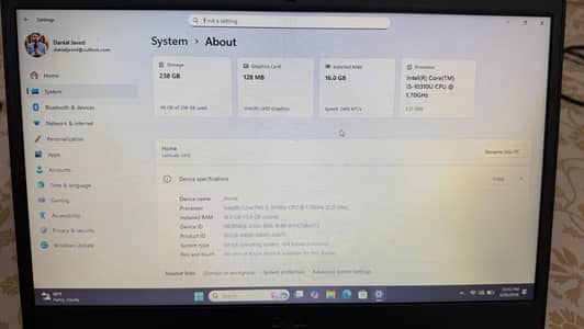 Dell Latitude 3410 16 GB RAM 256 GB SSD 10 Gen i5 4 Cores