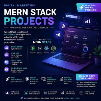 Mern stack Developer || Creat scaleable websites || fyp