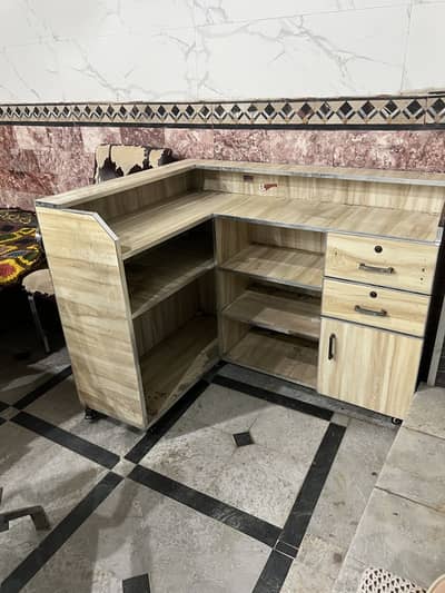 L Shape Shop Counter for Sale – Good Condition