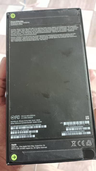 brand new 13 pro max just box open