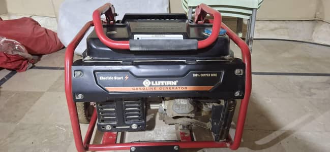 lutian 2500 W to 2800 W max  generator (petrol only]