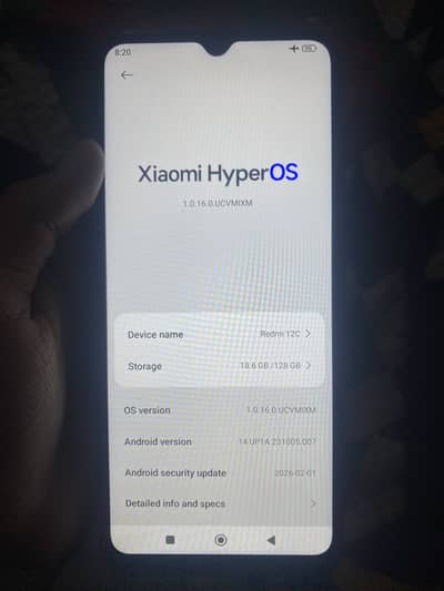 Redmi 12c 4gb 128gb all only set ok condition pic mein dekh