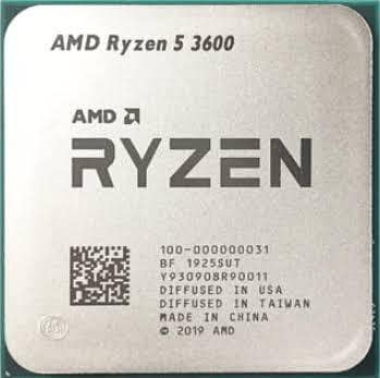 Amd Ryzen 5 3600 Processor Tray | Not Used