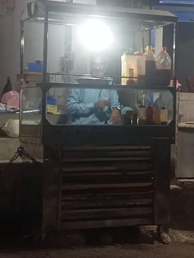 finger frice steel counter