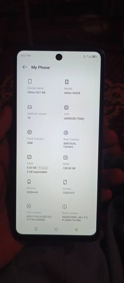 Infinix hot40i