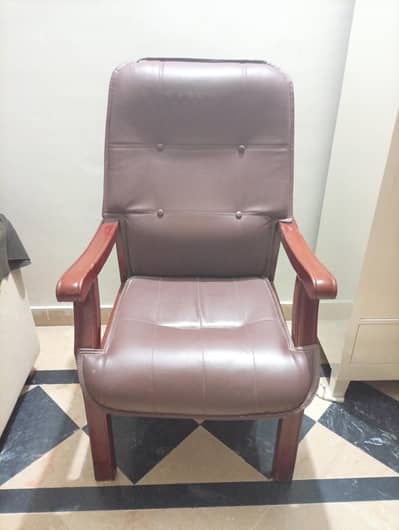 Office Chair fixed solid wood