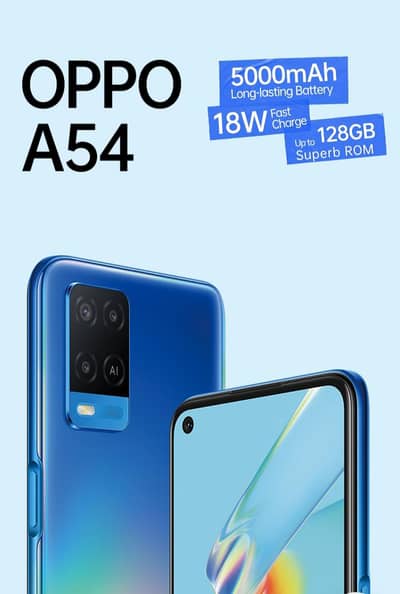 OPPO A54 128GB official Pta - No exchange