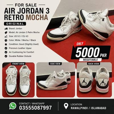AIR JORDAN 3 RETRO MOCHA
