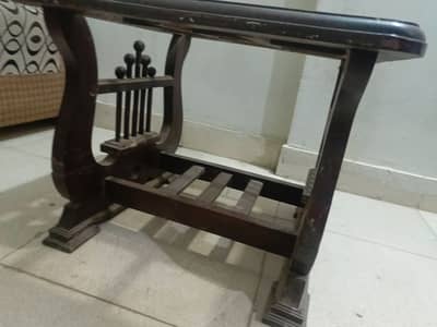 This is a small coffee table