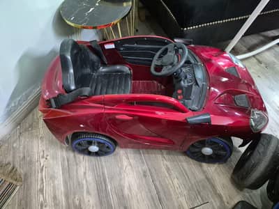 Red Ferrari Electric Bike