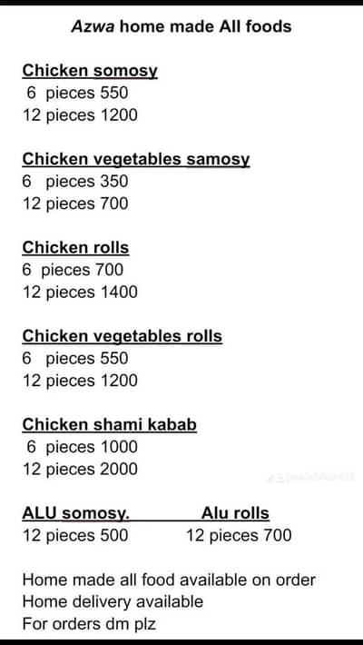 azwa home made foods